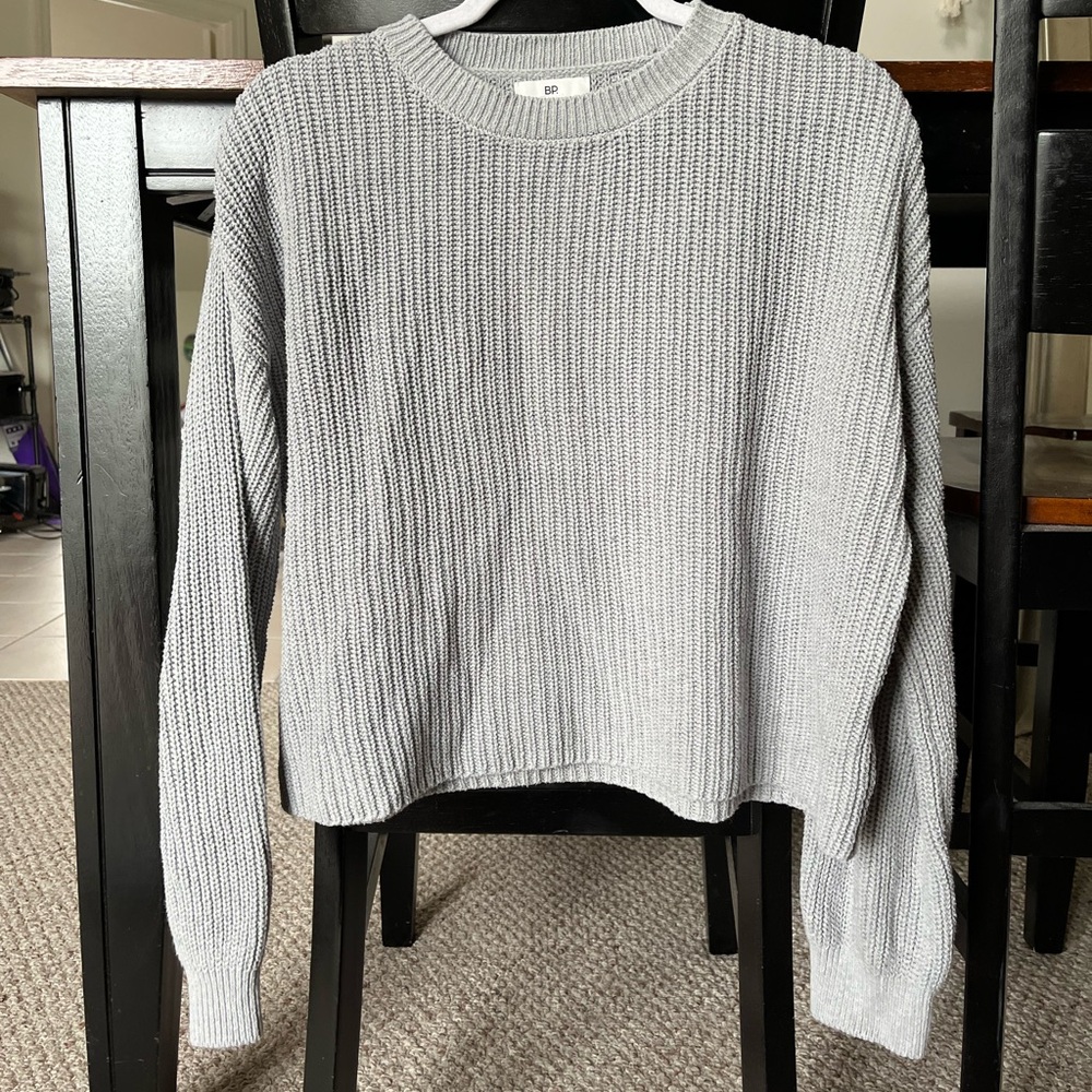 BP Grey Cropped Sweater